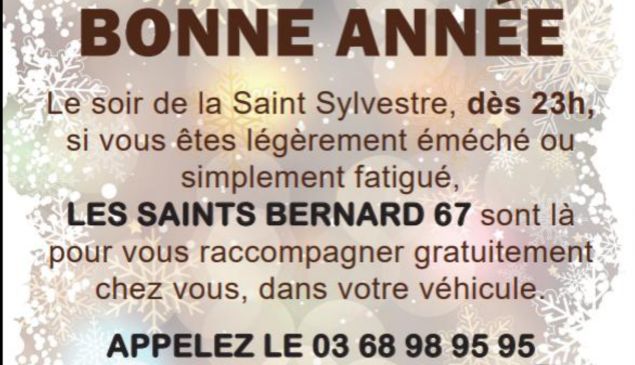 Réveillon de la Saint-Sylvestre : pensez sécurité ! 