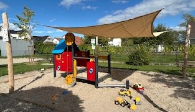 Réouverture de l'aire de jeux rue de l'école