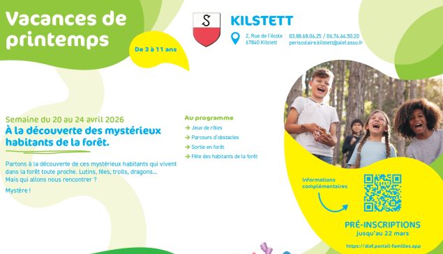 Vacances de printemps à Kilstett : cap sur la forêt enchantée ! 