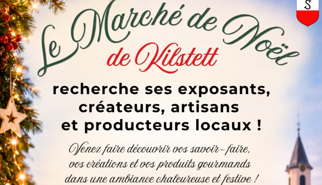 Marché de Noël de Kilstett - Appel aux exposants Marché de Noël de Kilstett - Appel aux exposants