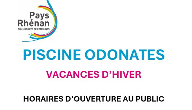 Vacances d'hiver - Piscine Odonates