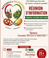 Bretzels et Madeleines : Réunion d'informations