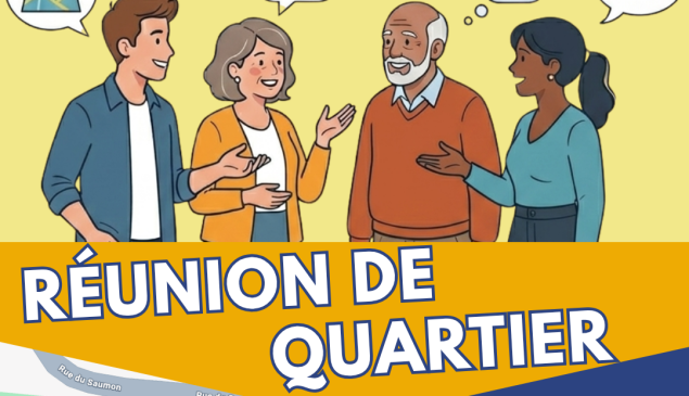 Réunion de quartier : aménagement de la rue du Saumon Réunion de quartier : aménagement de la rue du Saumon