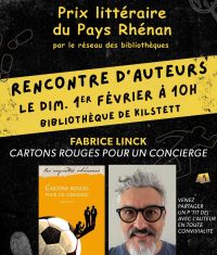 Petit-déjeuner littéraire avec Fabrice Linck