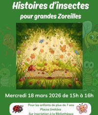 Histoires d'insectes pour grandes Zoreilles (+7ans)