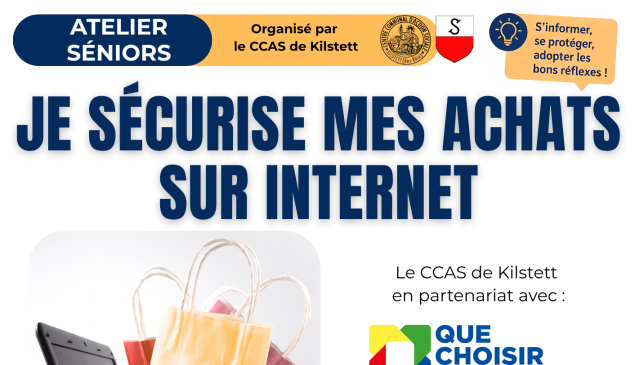 Ateliers séniors : Je sécurise mes achats sur internet (inscription)