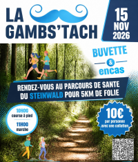 La GAMBS'TACH : bougez pour la bonne cause !