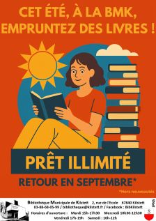 affiche prêt illimité